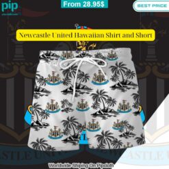 Newcastle United Hawaiian Shirt and Short Nice photo dude