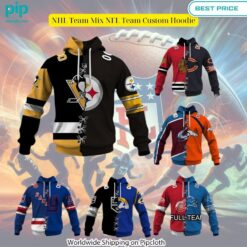 NHL Team Mix NFL Team Custom Hoodie Handsome as usual