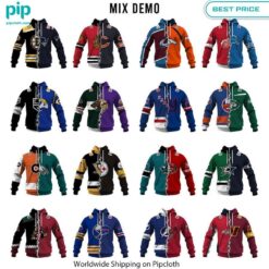 NHL Team Mix NFL Team Custom Hoodie Studious look