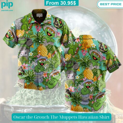 Oscar the Grouch The Muppets Hawaiian Shirt You look handsome bro