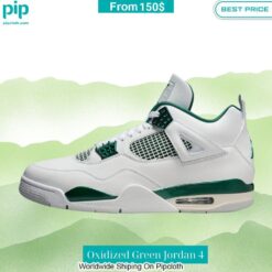 Oxidized Green Jordan 4 The beauty has no boundaries in this picture.