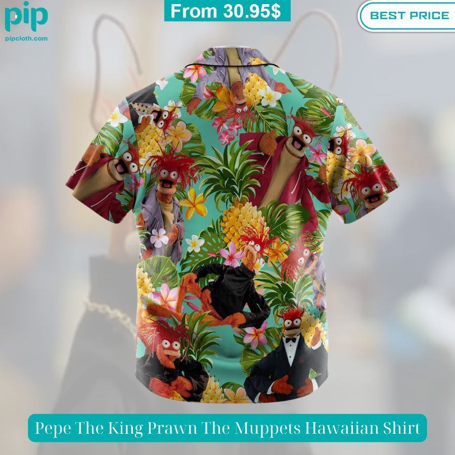 Pepe The King Prawn The Muppets Hawaiian Shirt Eye soothing picture dear