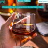 personalized funny prescription patient name whisky bourbon whiskey glasses 2