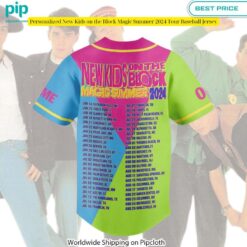 personalized new kids on the block magic summer 2024 tour baseball jersey 3