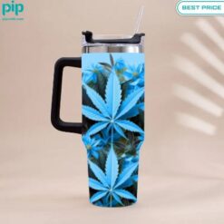 Personalized Pink Stoner Chick Weed Tumbler Out of the world