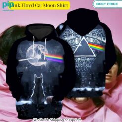 Pink Floyd Cat Moon Shirt rays of calmness are emitting from your pic