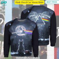 Pink Floyd Cat Moon Shirt Your face has eclipsed the beauty of a full moon