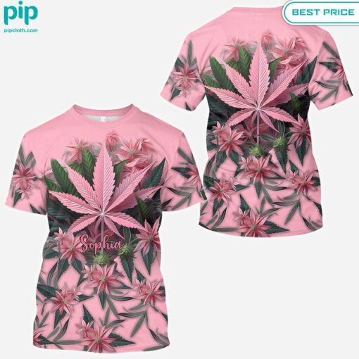 Pink Stoner Chick Weed Custom Shirt Trending picture dear