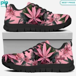 Pink Stoner Chick Weed Custom Sneaker Good one dear