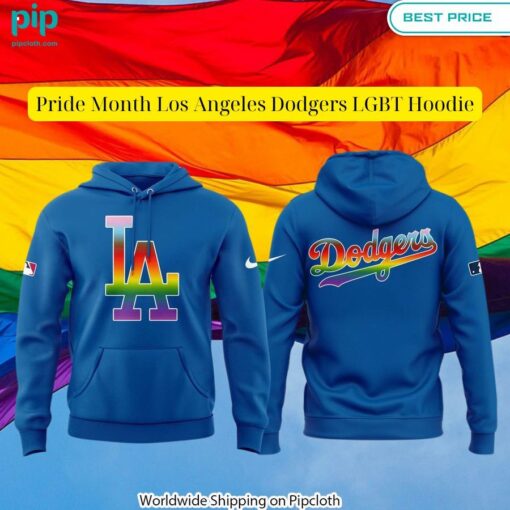 Pride Month Los Angeles Dodgers LGBT Hoodie Damn good