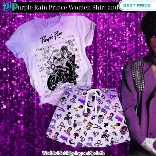 Purple Rain Prince Women Shirt and Short How did you learn to click so well