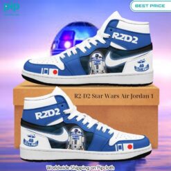 R2 D2 Star Wars Air Jordan 1 Cool look bro