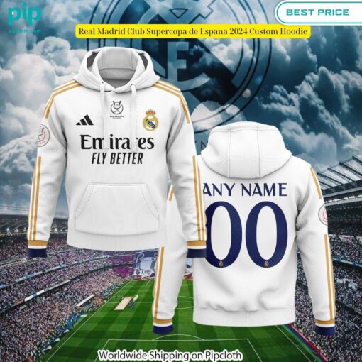 real madrid club supercopa de espana 2024 custom hoodie 1