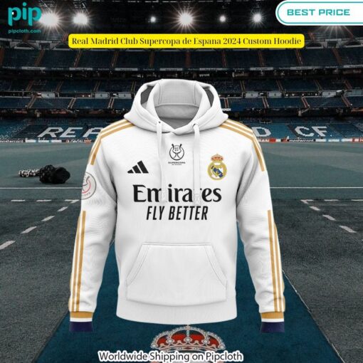 Real Madrid Club Supercopa de Espana 2024 Custom Hoodie Rocking picture