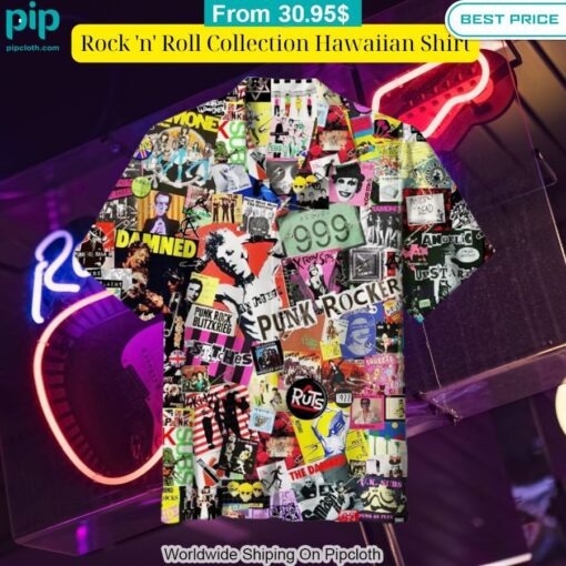 Rock 'n' Roll Collection Hawaiian Shirt Rocking picture