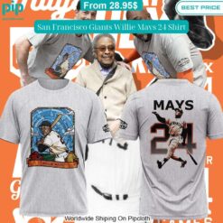 San Francisco Giants Willie Mays 24 Shirt Good click