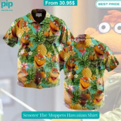 Scooter The Muppets Hawaiian Shirt Your face is glowing like a red rose