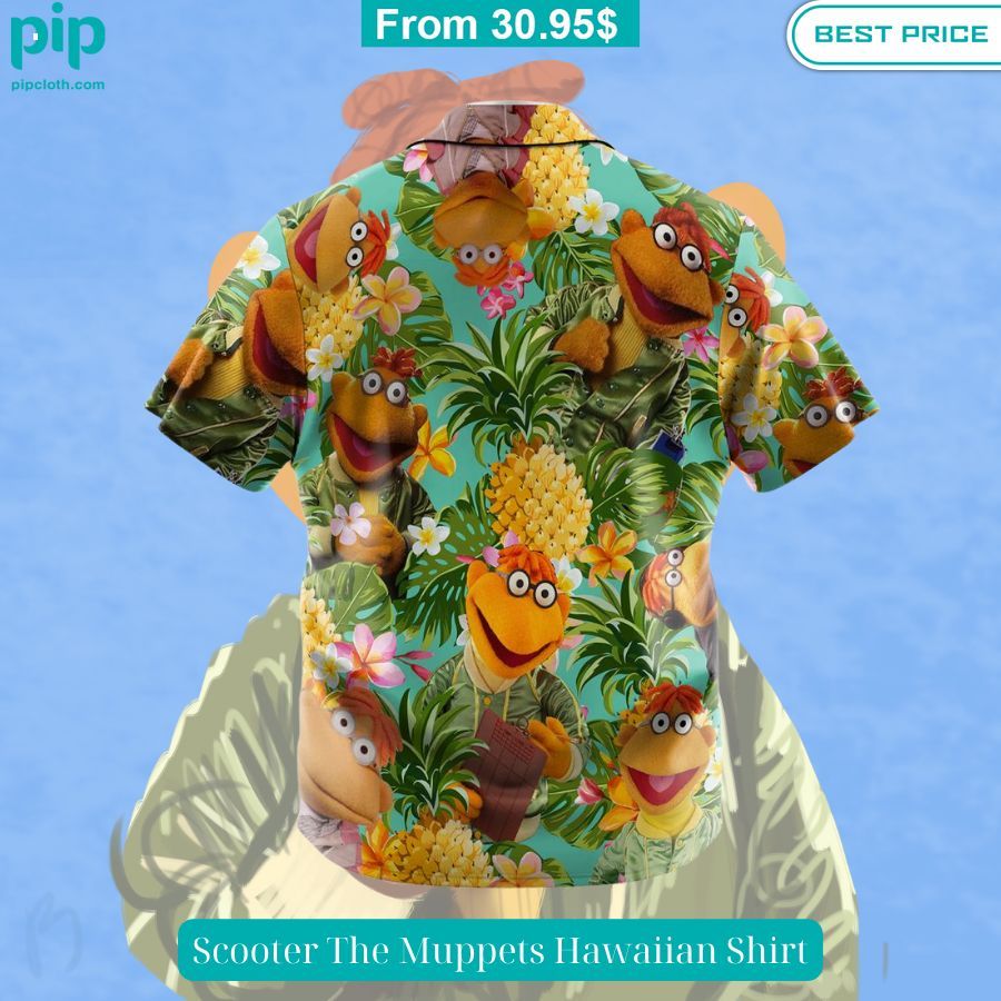 scooter the muppets hawaiian shirt 3