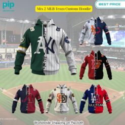 Select Mix 2 MLB Team Custom Hoodie Nice photo dude