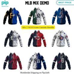 Select Mix 2 MLB Team Custom Hoodie Eye soothing picture dear