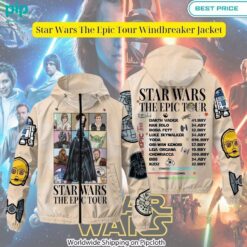 Star Wars The Epic Tour Windbreaker Jacket Stand easy bro