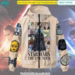 Star Wars The Epic Tour Windbreaker Jacket You look different and cute