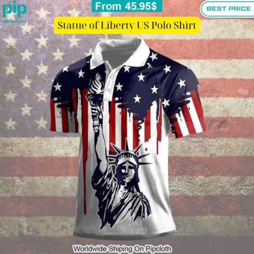 Statue of Liberty US Polo Shirt Stand easy bro