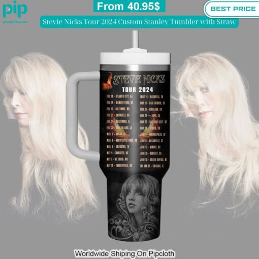 Stevie Nicks Tour 2024 Custom Stanley Tumbler with Straw Generous look