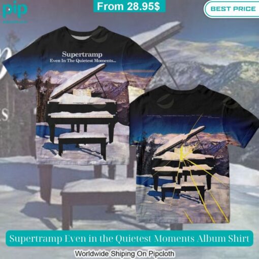 Supertramp Even in the Quietest Moments Album Shirt Rejuvenating picture