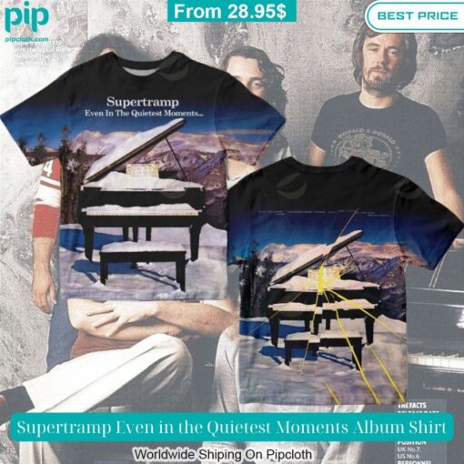 Supertramp Even in the Quietest Moments Album Shirt Such a charming picture.