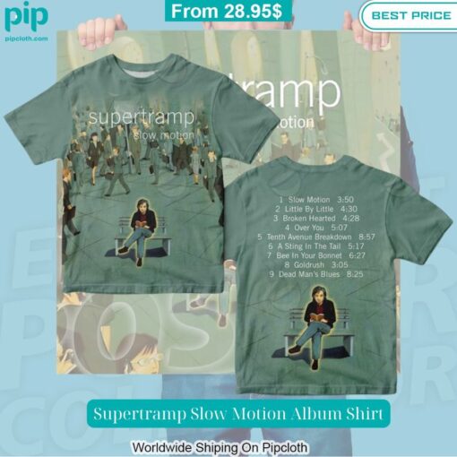 Supertramp Slow Motion Album Shirt Beauty is power; a smile is its sword.