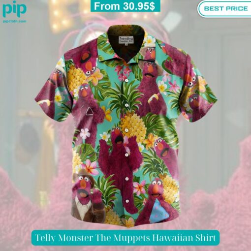 Telly Monster The Muppets Hawaiian Shirt Nice photo dude