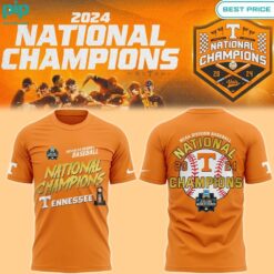 tennessee volunteers champion 2024 ncaa division i baseball t shirt 1