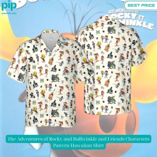 the adventures of rocky and bullwinkle and friends hawaiian shirt 2