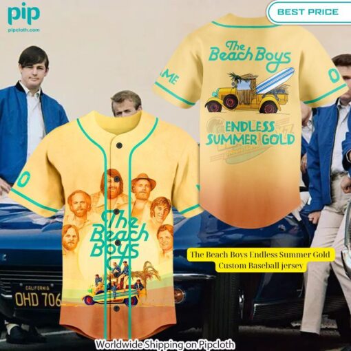 The Beach Boys Endless Summer Gold Custom Baseball jersey Good click