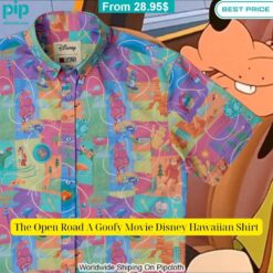 the open road a goofy movie disney hawaiian shirt 3