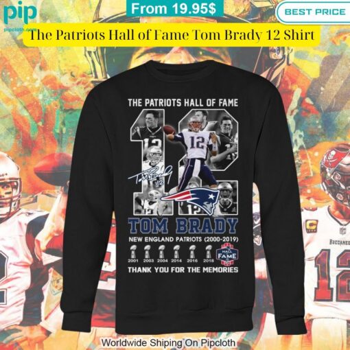 The Patriots Hall of Fame Tom Brady 12 Shirt You guys complement each other
