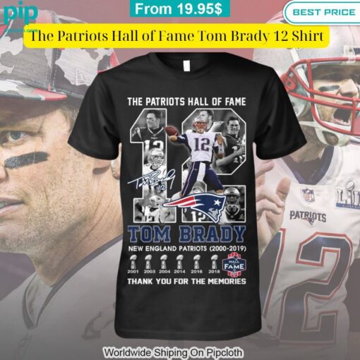 the patriots hall of fame tom brady 12 shirt 5