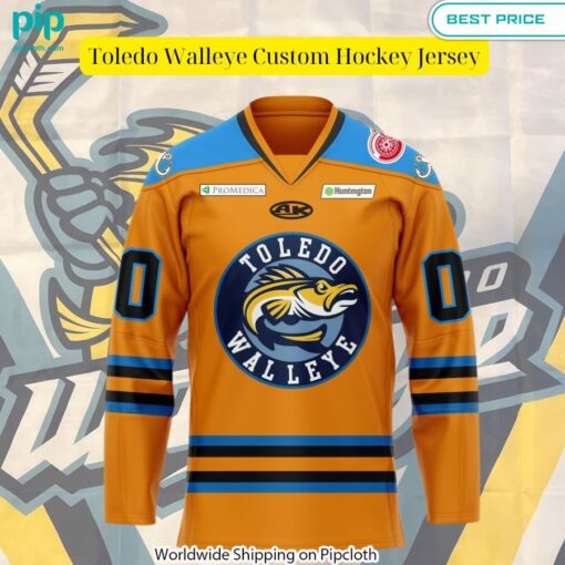 Toledo Walleye Custom Hockey Jersey Nice Pic