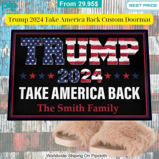 Trump 2024 Take America Back Custom Doormat You tried editing this time?