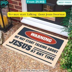 we may start talking about jesus doormat 4