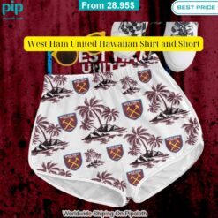 West Ham United Hawaiian Shirt and Short It is more than cute