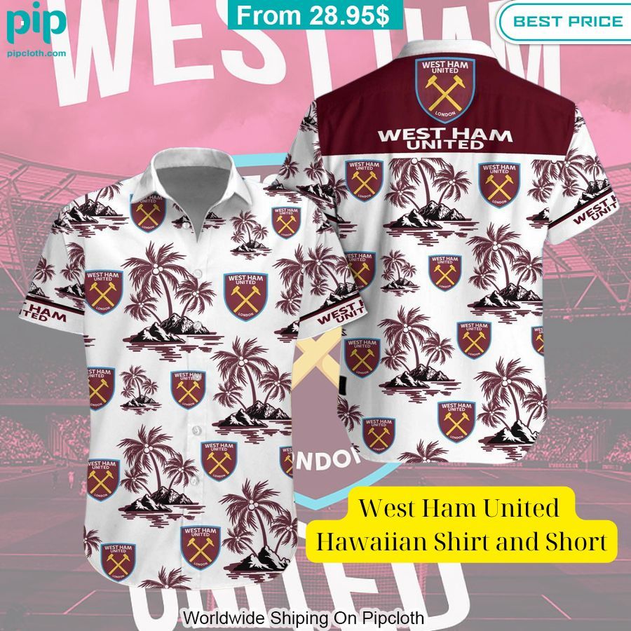 west ham united hawaiian shirt and short 4