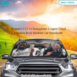 winner uefa champions league final london real madrid car sunshade 2