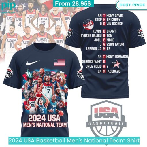 2024 USA Basketball Men's National Team Shirt Handsome as usual