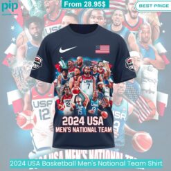 2024 USA Basketball Men's National Team Shirt sporty