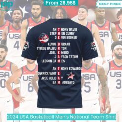 2024 USA Basketball Men's National Team Shirt This is awesome and unique