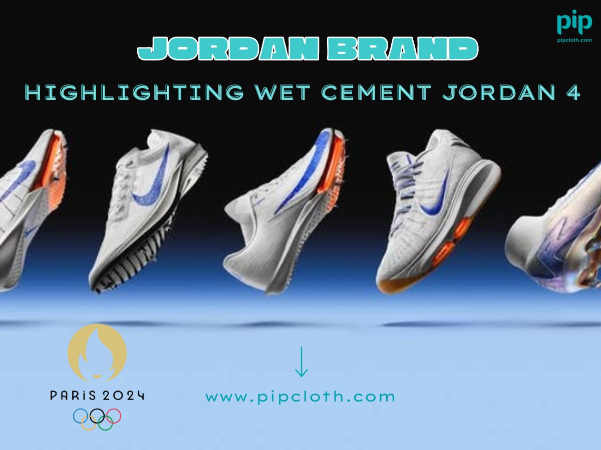 Jordan Brand Highlighting Paris Olympics Wet Cement Jordan 4