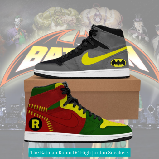 The Batman Robin DC High Jordan Sneakers