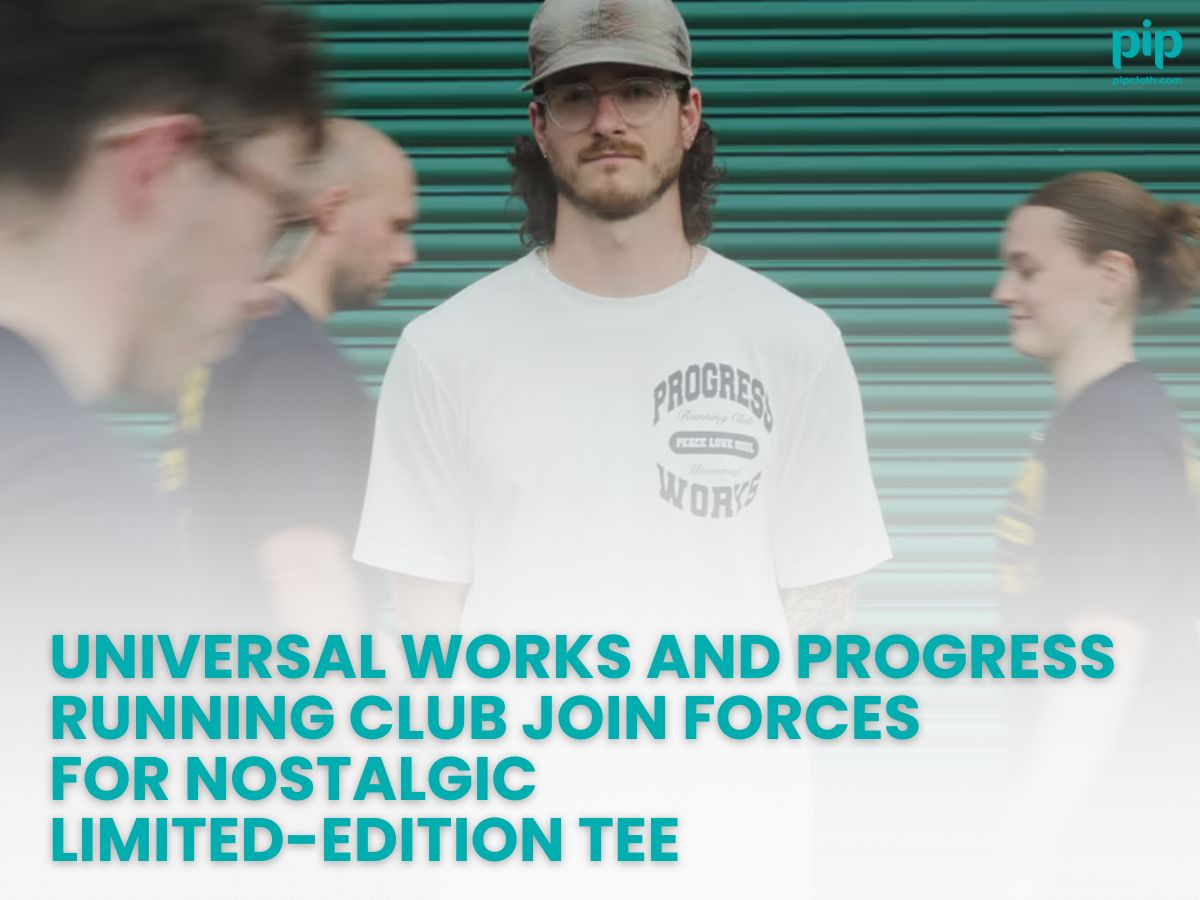 Universal Works and Progress Running Club Join Forces for Nostalgic Limited-Edition Tee